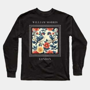 William Morris "Morrisian Garden Oasis" Long Sleeve T-Shirt